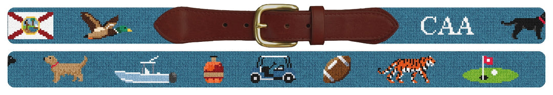 Custom Needlepoint Belt