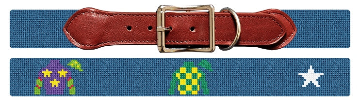 Custom Needlepoint Dog Collar