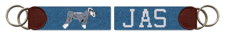Custom Needlepoint Key Fob