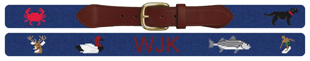 Custom Needlepoint Belt