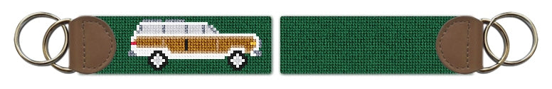 Custom Needlepoint Key Fob