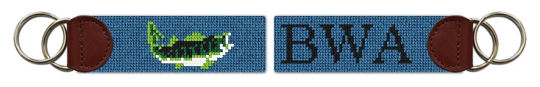 Custom Needlepoint Key Fob