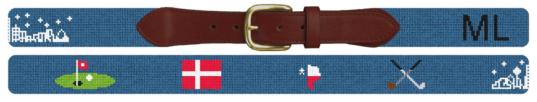 Custom Needlepoint Belt