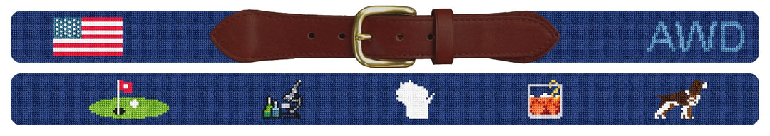 Custom Needlepoint Belt
