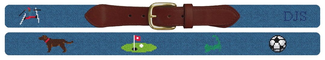 Custom Needlepoint Belt