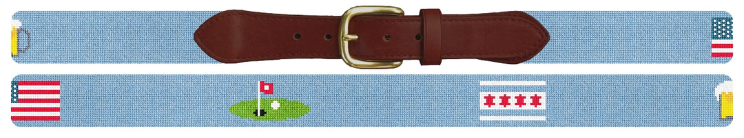 Custom Needlepoint Belt