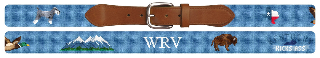 Custom Needlepoint Belt