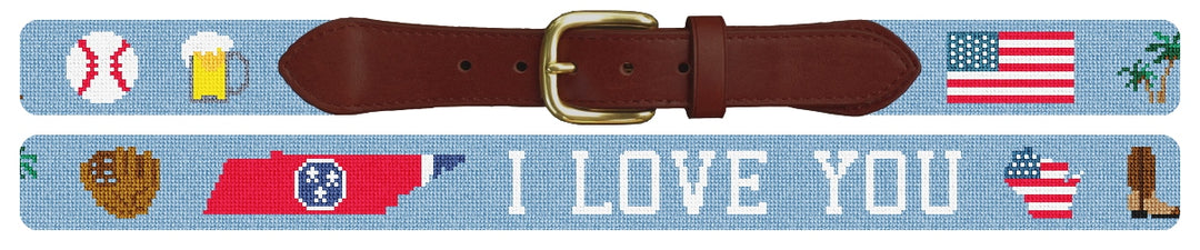 Custom Needlepoint Belt