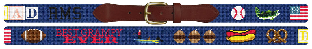 Custom Needlepoint Belt