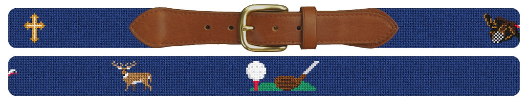 Custom Needlepoint Belt