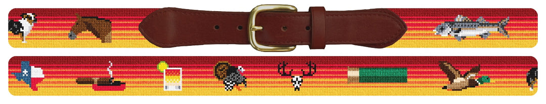 Custom Needlepoint Belt