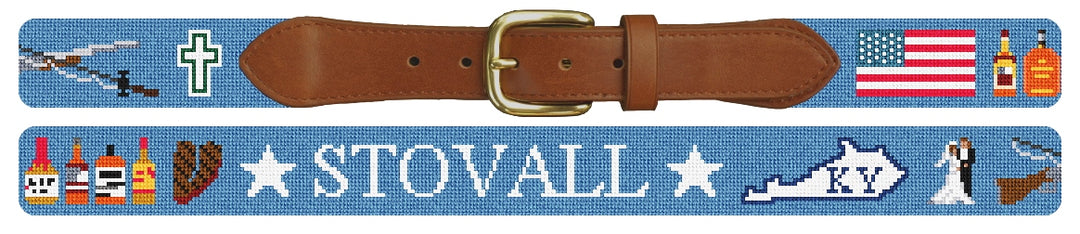 Custom Needlepoint Belt