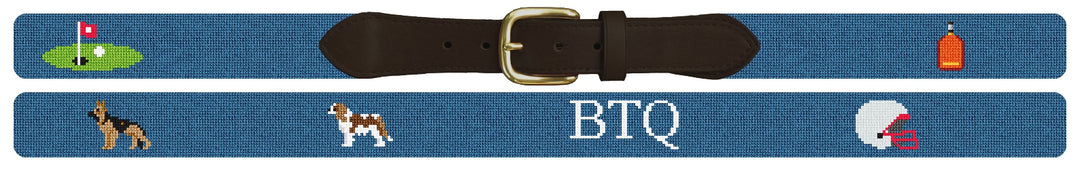 Custom Needlepoint Belt