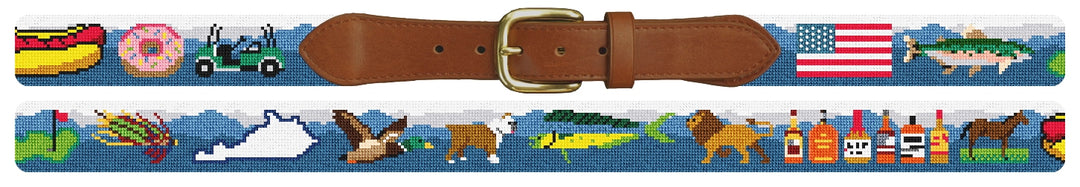 Custom Needlepoint Belt