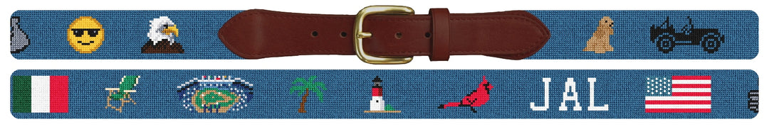 Custom Needlepoint Belt