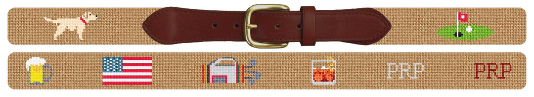 Custom Needlepoint Belt