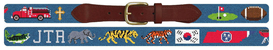 Custom Needlepoint Belt