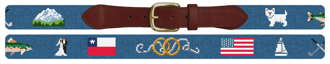 Custom Needlepoint Belt