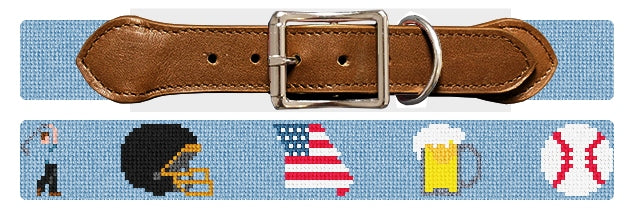 Custom Needlepoint Dog Collar