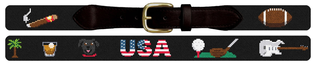 Custom Needlepoint Belt
