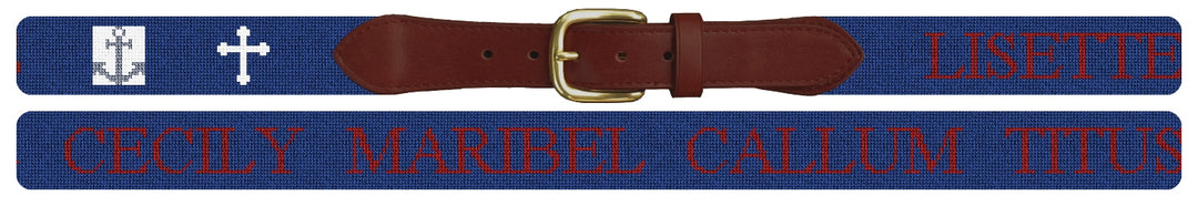 Custom Needlepoint Belt