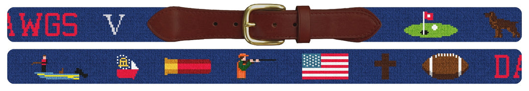 Custom Needlepoint Belt