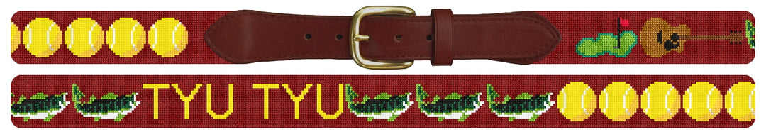 Custom Needlepoint Belt
