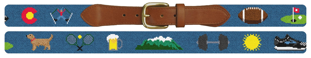 Custom Needlepoint Belt