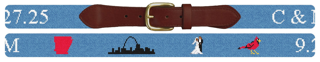 Custom Needlepoint Belt