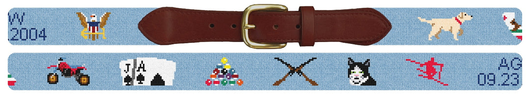 Custom Needlepoint Belt