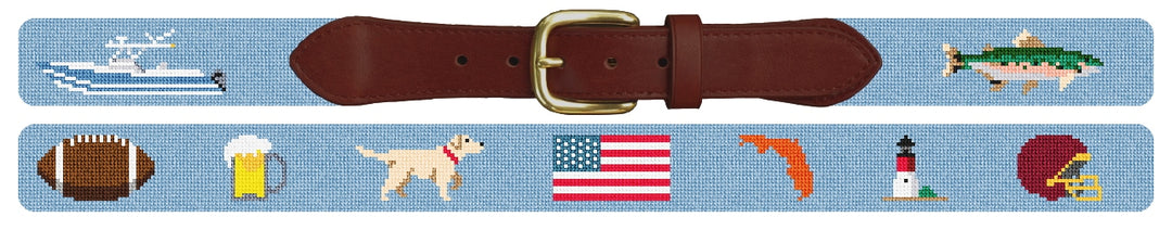 Custom Needlepoint Belt