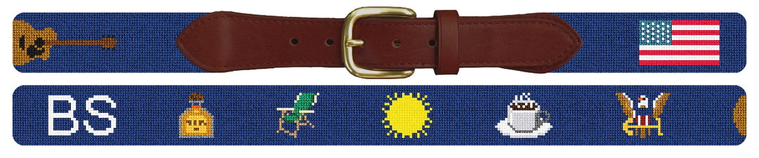 Custom Needlepoint Belt