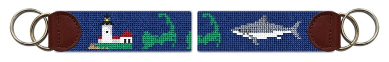 Custom Needlepoint Key Fob