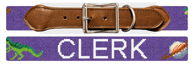 Custom Needlepoint Dog Collar