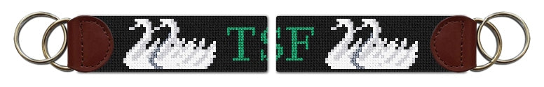 Custom Needlepoint Key Fob