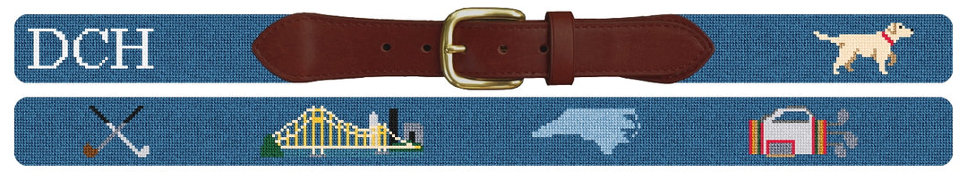 Custom Needlepoint Belt