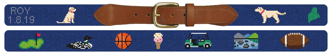 Custom Needlepoint Belt