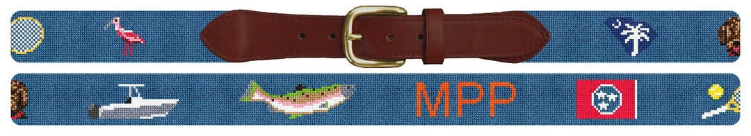Custom Needlepoint Belt