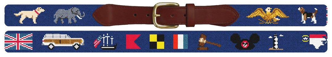 Custom Needlepoint Belt