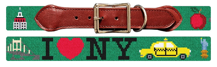 Custom Needlepoint Dog Collar