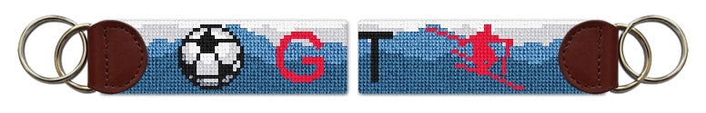 Custom Needlepoint Key Fob