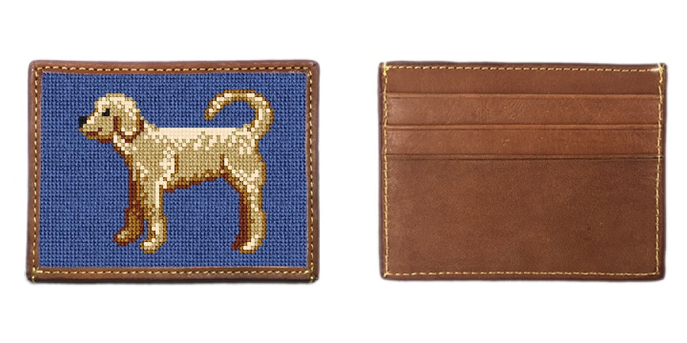Goldendoodle Needlepoint Card Wallet