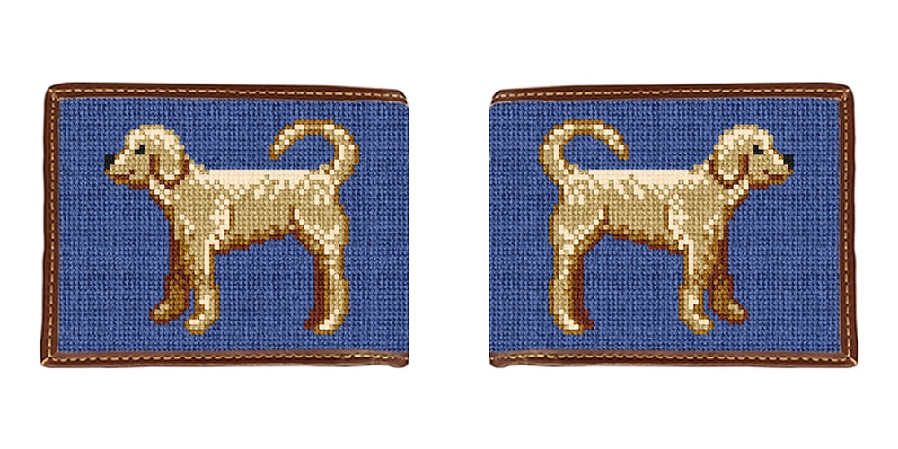 Goldendoodle Needlepoint Wallet