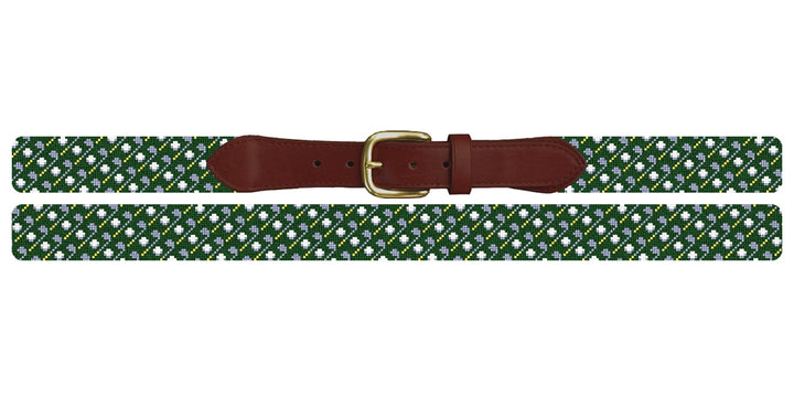 Perfect Golf Pair Needlepoint Belt