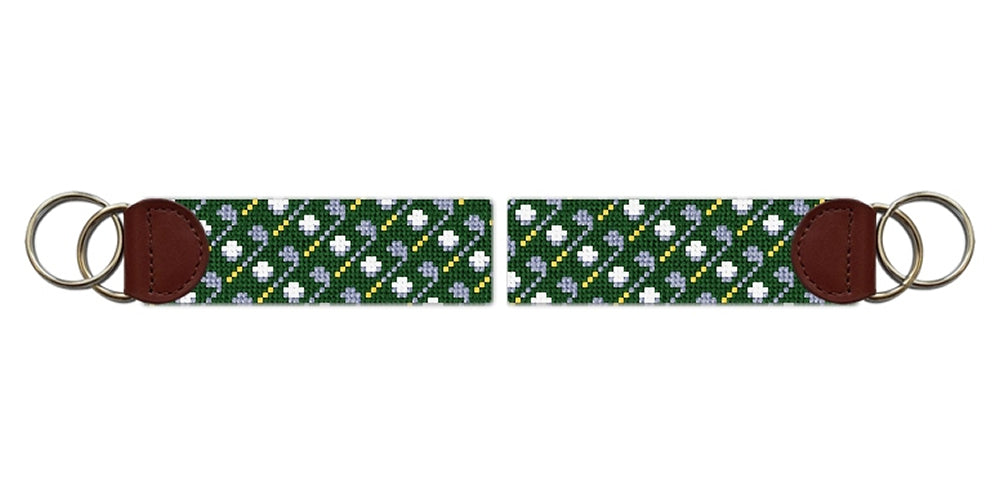 Perfect Golf Pair Needlepoint Key Fob