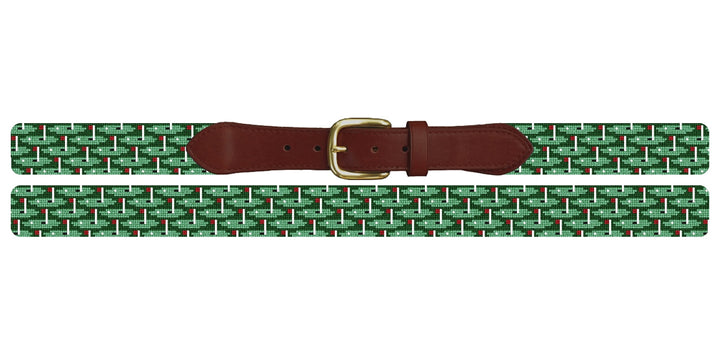 Precision Putting Needlepoint Belt