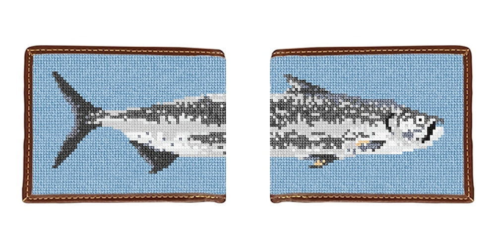 Tarpon Fish Needlepoint Wallet