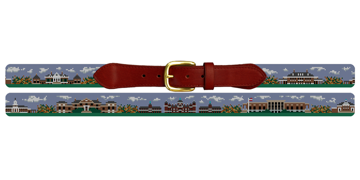 Baltimore Maryland Landscape Needlepoint Belt