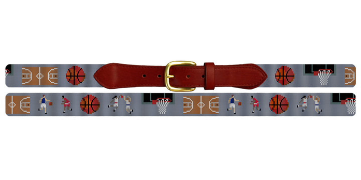 Basketball Needlepoint Belt