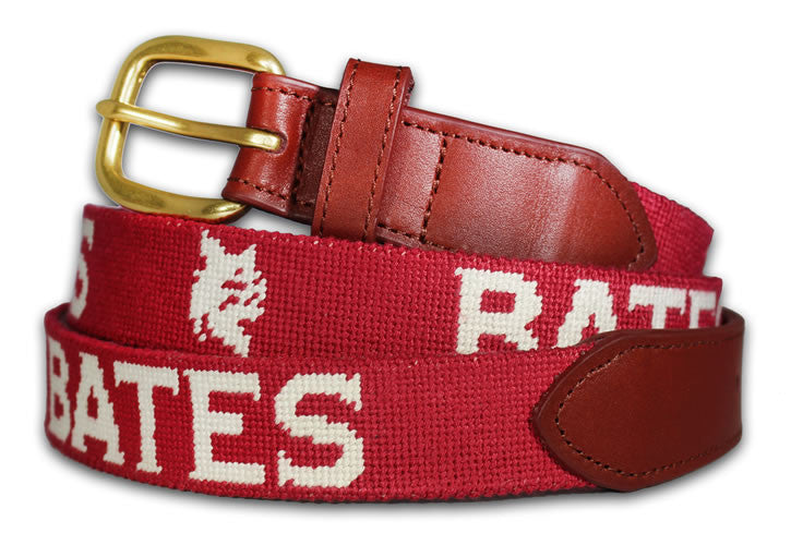 Bates College Needlepoint Belt